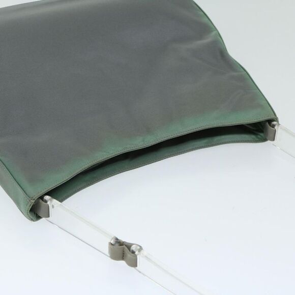 Pre Loved PRADA Shoulder Bag Nylon Khaki Auth 68087 Women - Picture 6 of 8